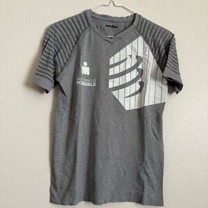 IRONMAN Active Women's Gray Workout Shirt Size Small